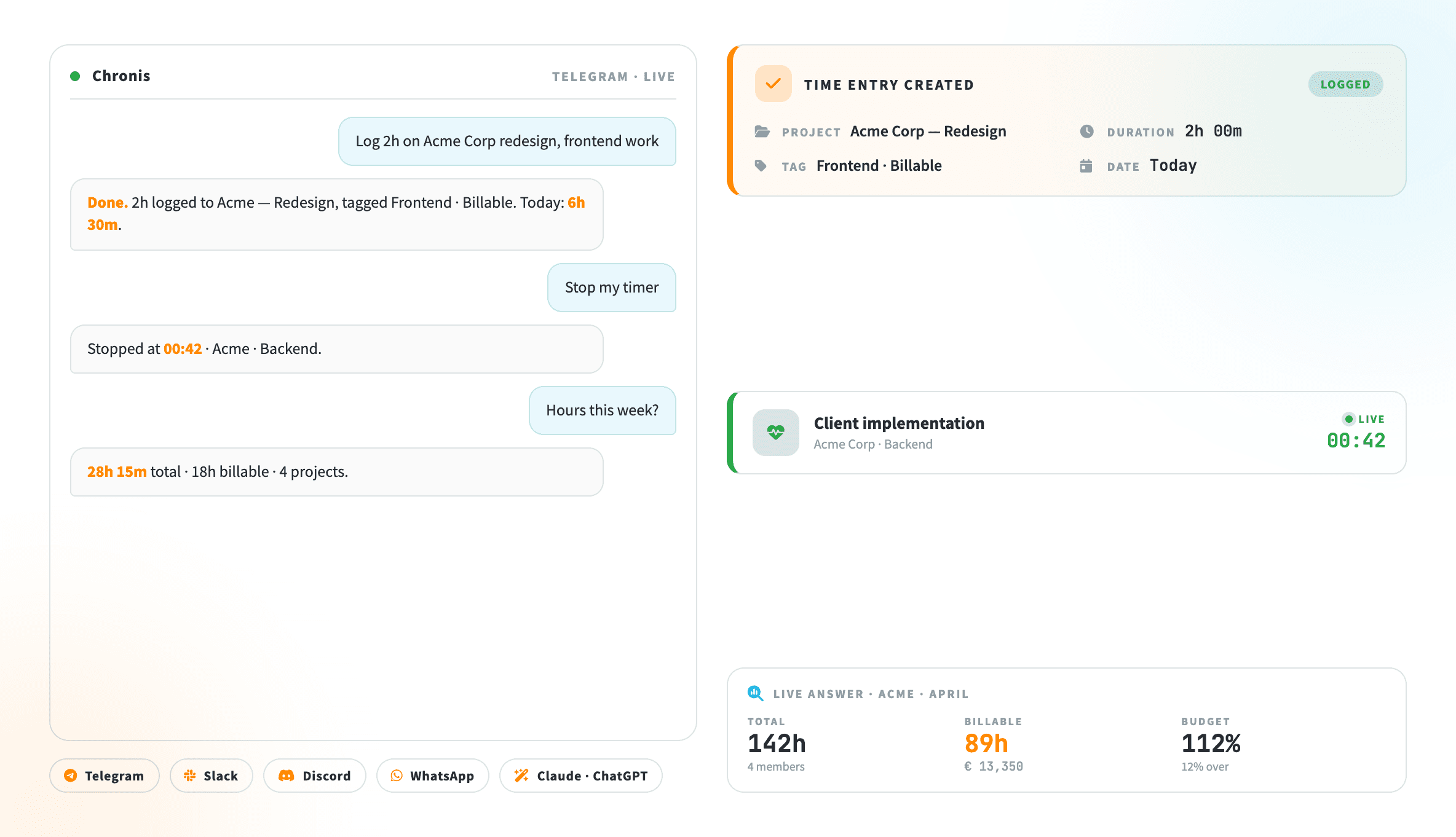 AI-First Time Tracking